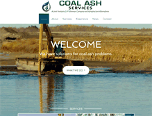 Tablet Screenshot of coal-ash.com